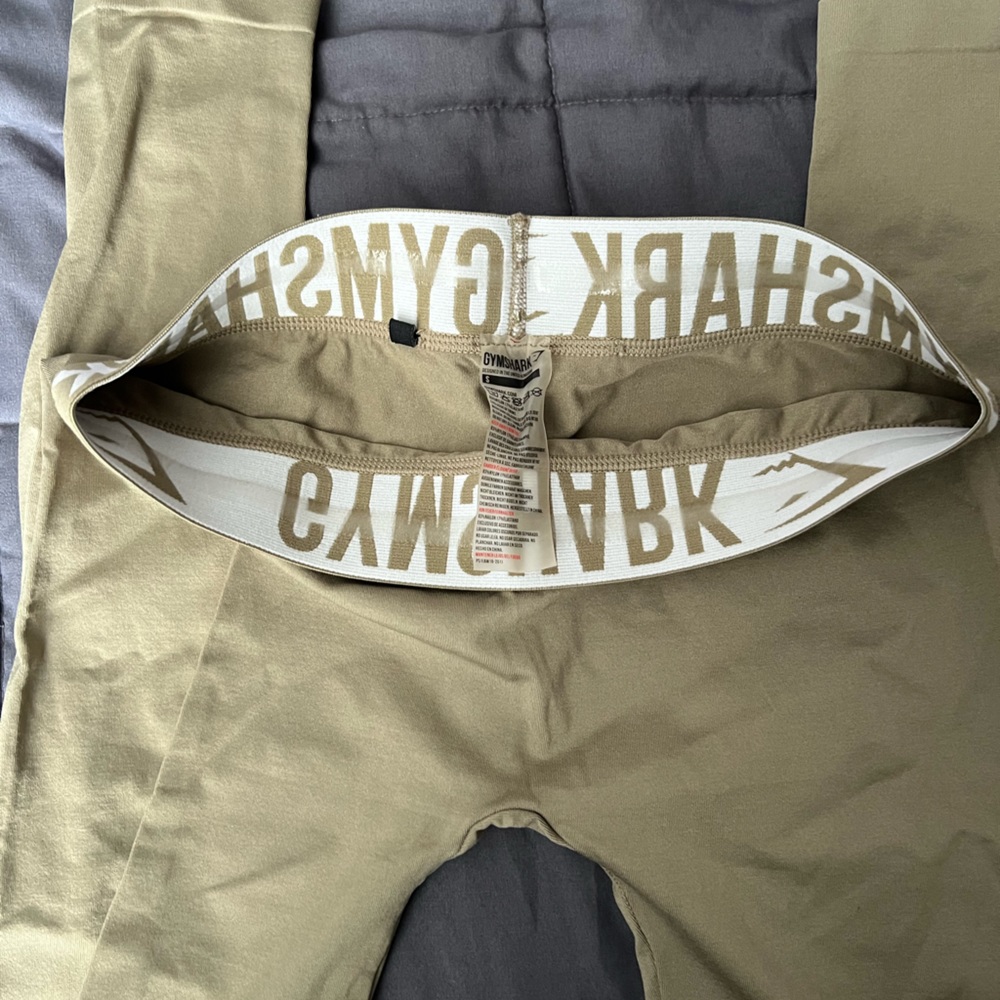 Khaki gymshark leggings